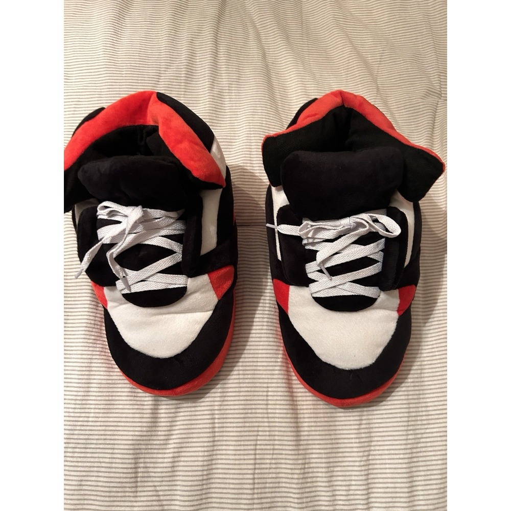 Happy Feet Slippers Standard Sneaker Unisex XL Non Slip Rubber Soles House Shoes